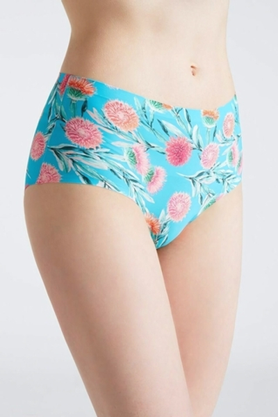 Трусы Spikes с высокой линией талии (Размер: M) (Цвет: голубой)