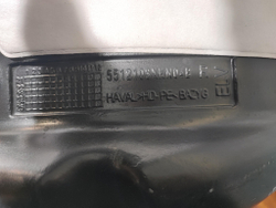 Подкрылок передний правый Haval Dargo 22-нв Б/У Оригинал 5512103XKN04B