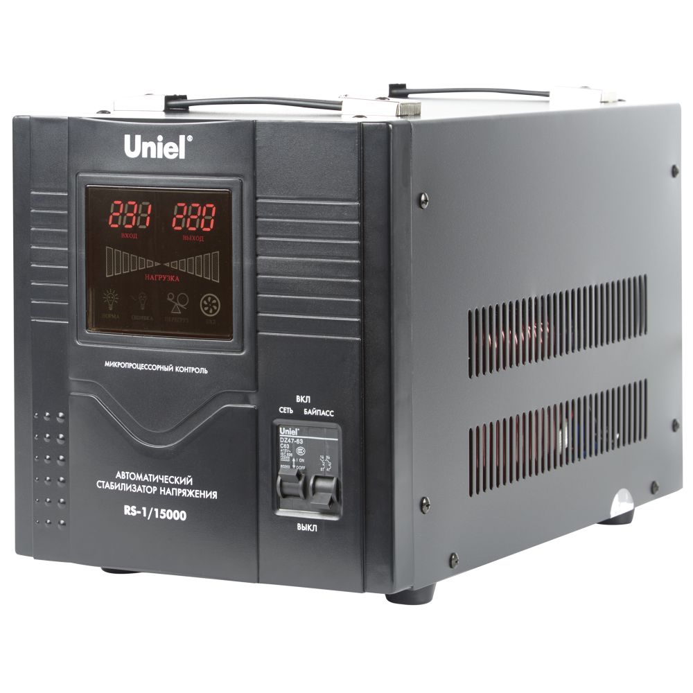 RS-1-15000 Стабилизатор Uniel релейный однофазный. 15.0 кВА.