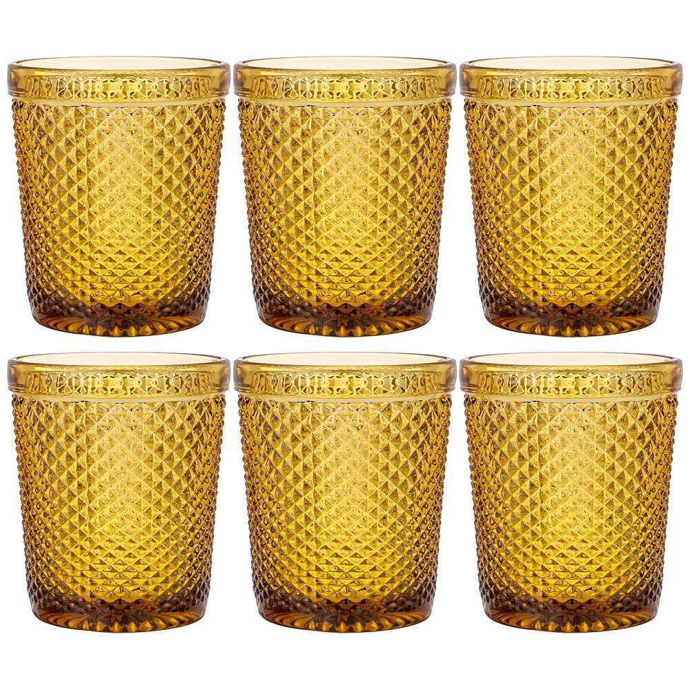 НАБОР СТАКАНОВ "ГРАНАТ" ИЗ 6ШТ. СЕРИЯ "MUZA COLOR" 280МЛ. / В=10 СМ (КОР=6НАБ.)