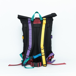 Рюкзак Technic Rolltop M черный/цветной