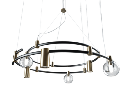 Готовая конструкция в комплекте со светильниками и источником питания