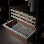 Кожаный ящик для хранения, 864x465x280 мм