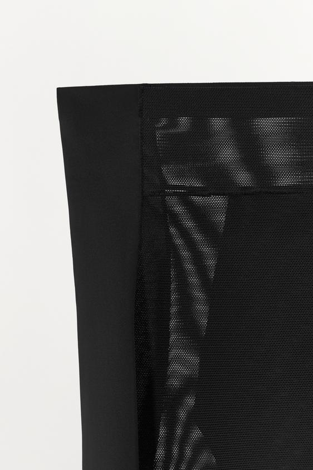 ZARA ШОРТЫ ИЗ СМЕСИ ПОЛИАМИДА И КРУЖЕВА, ЧЕРНЫЙ