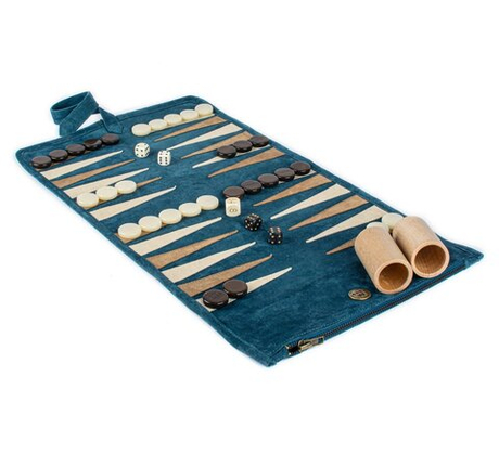 Нарды дорожные 30х46 Manopoulos Backgammon rle3blu