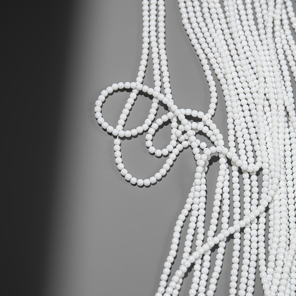 Шпинель синтетическая "Белый агат", 2,2мм, шар