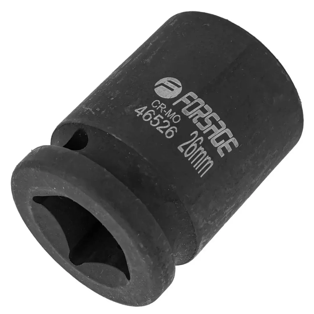 Головка ударная 26мм 6гр. 3/4'' Forsage F-46526