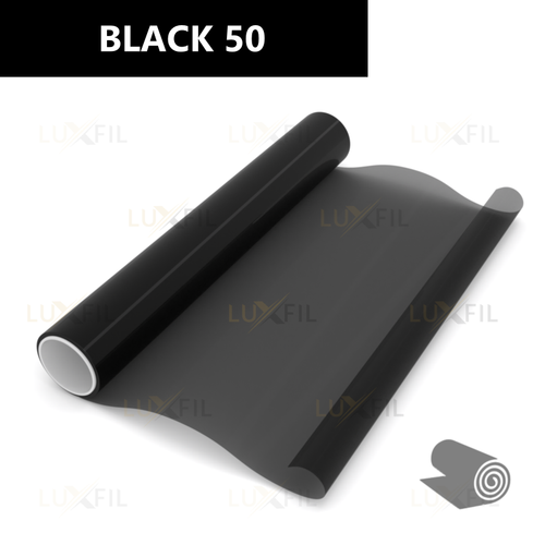 Пленка тонировочная BLACK 50 LUXFIL, (рулон)