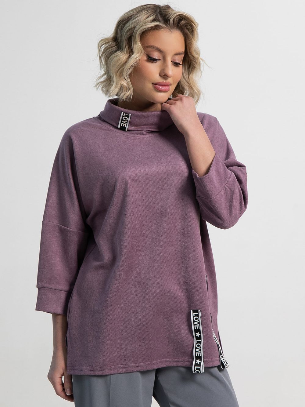 Джемпер Темп города (лиловый) Б15141-4М LT Collection