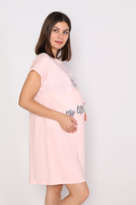 Пижама женская сорочка+халат КЖ 0215 кулирка