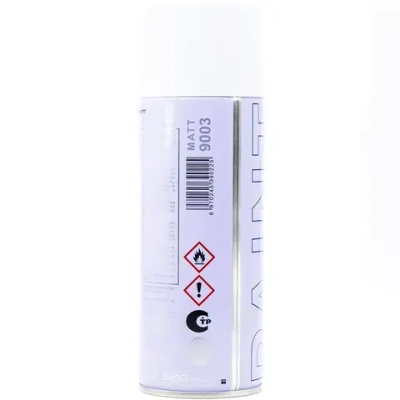 Белая матовая 520 мл. RAL 9003 акриловая краска аэрозольный баллончик Gamma Paint