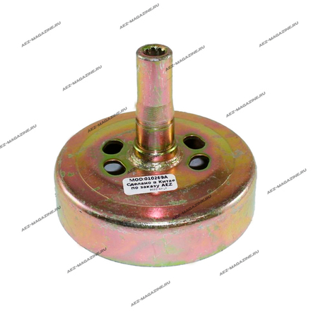 Чашка сцепления китайских бензокос с двигателем 33-52 см3 под вал 9 зубов, D-82x78, H-69, юбка 23мм