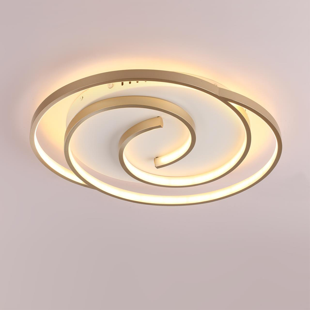 8020/75CL LEDIO LN25 шампань/белый металл/акрилл Потолочный светильник LED 75W 220V 3000-6000K TWIST