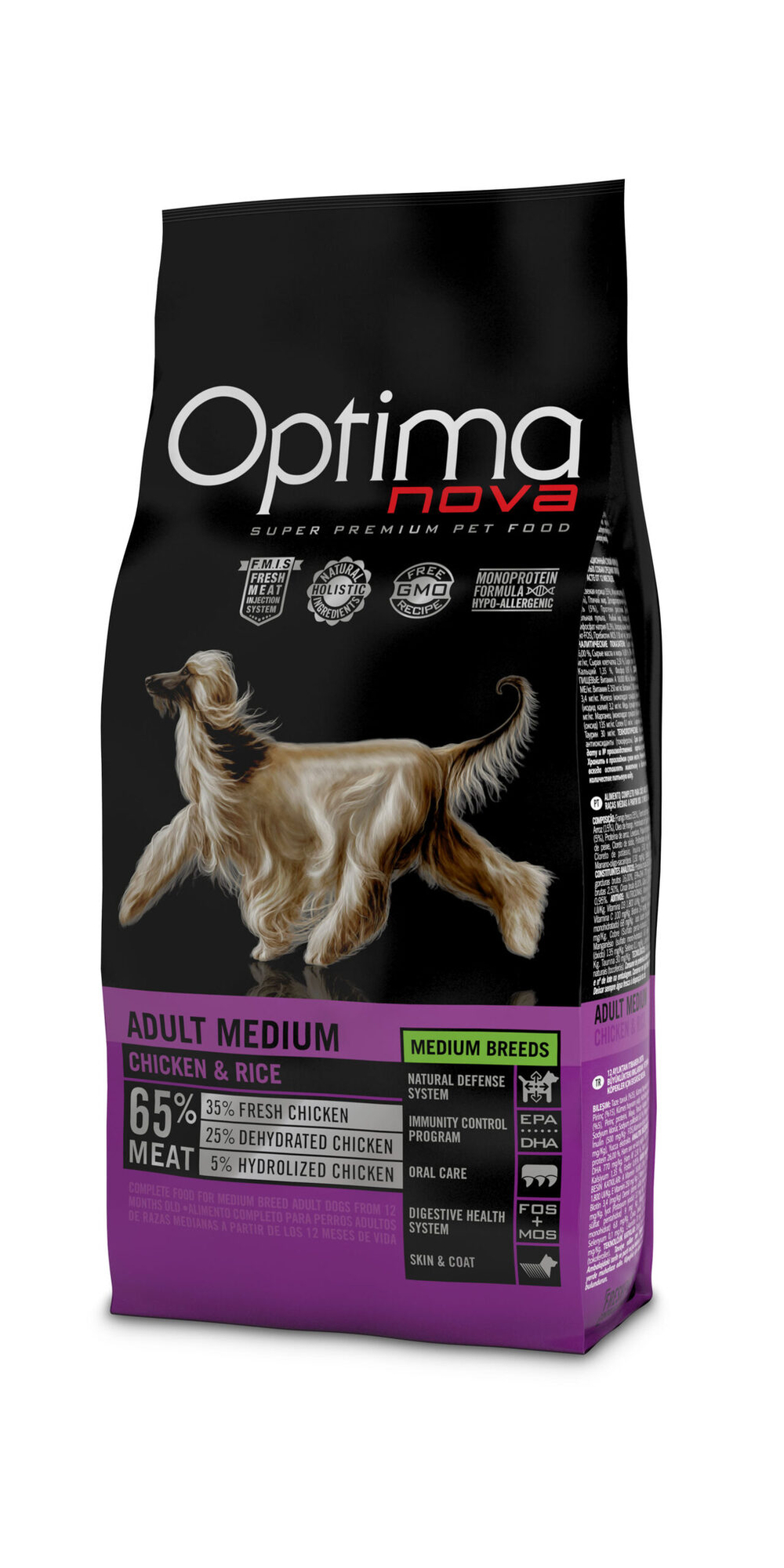 Optima Nova Adult Medium (Курица и рис)