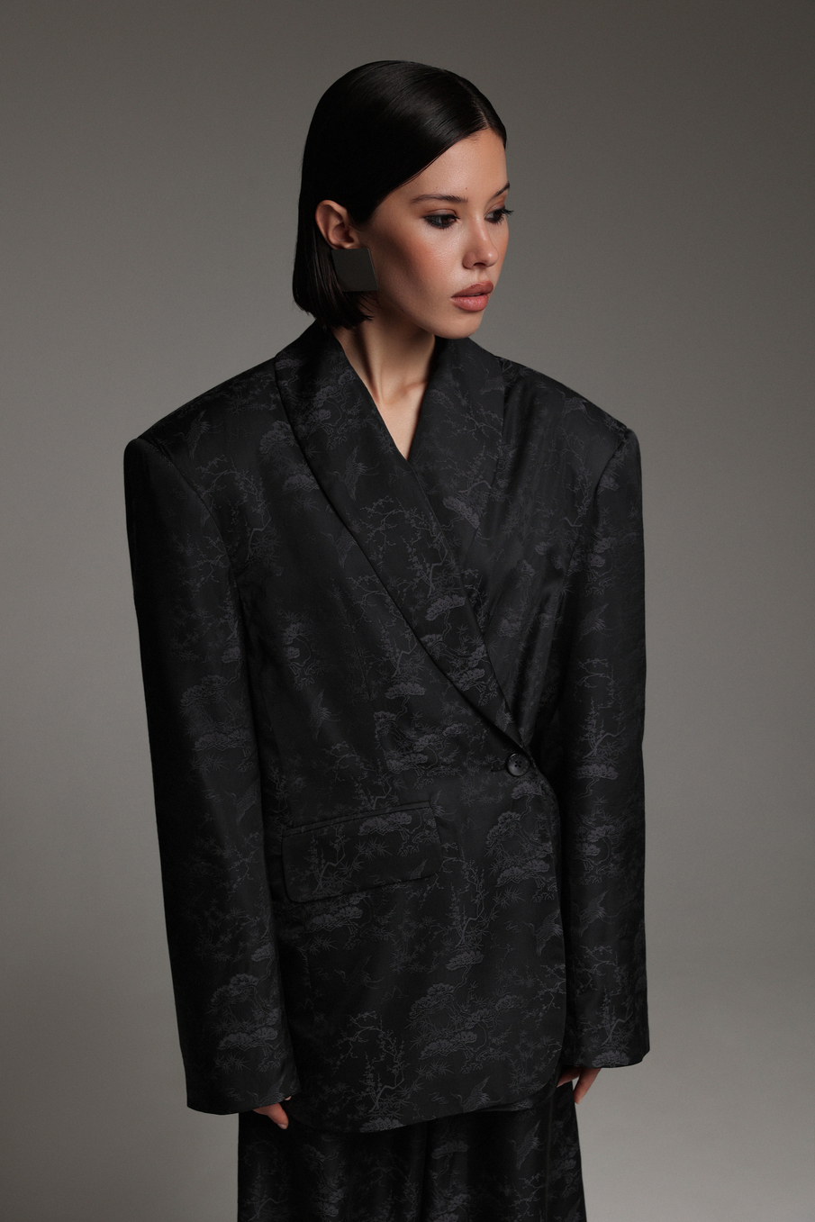 Жакет из жаккарда