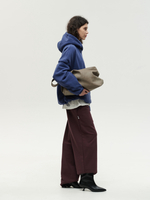 Drawstring Hoodie Navy Smoke