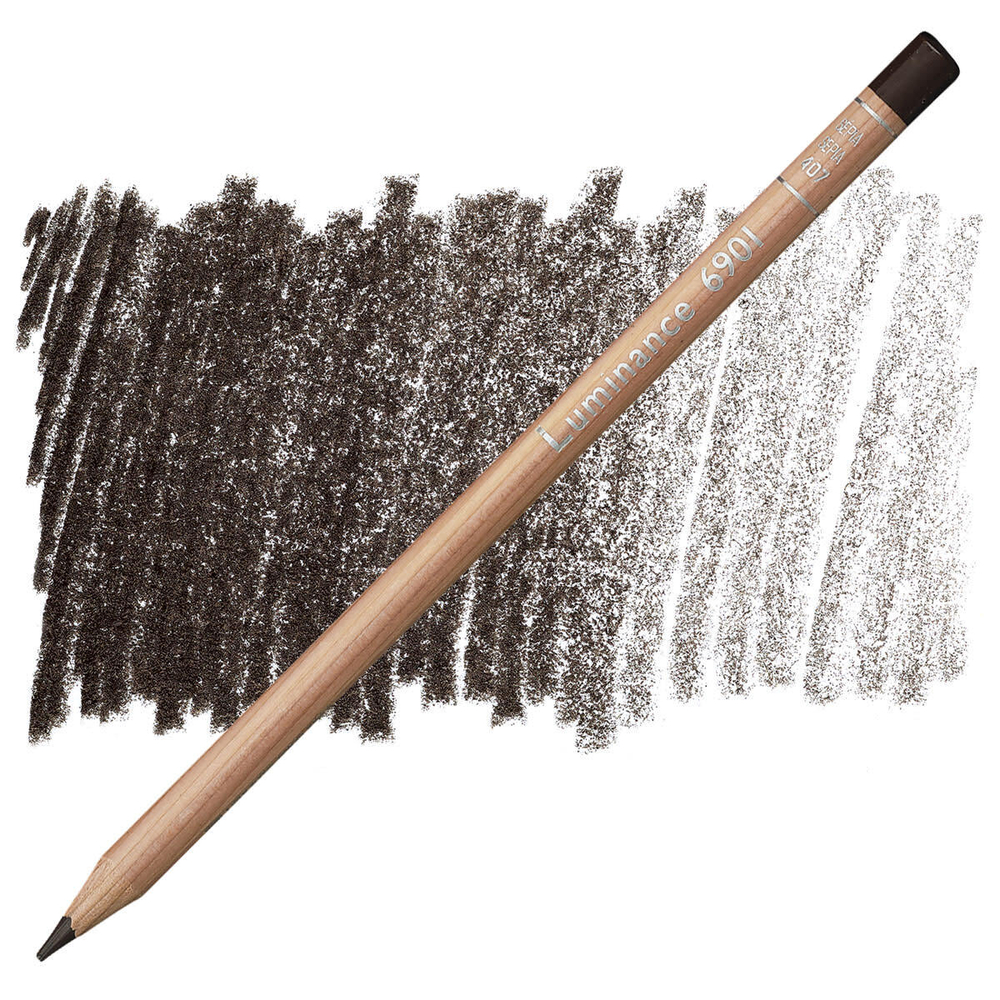 Caran d'Ache Luminance 6901. 407 Sepia