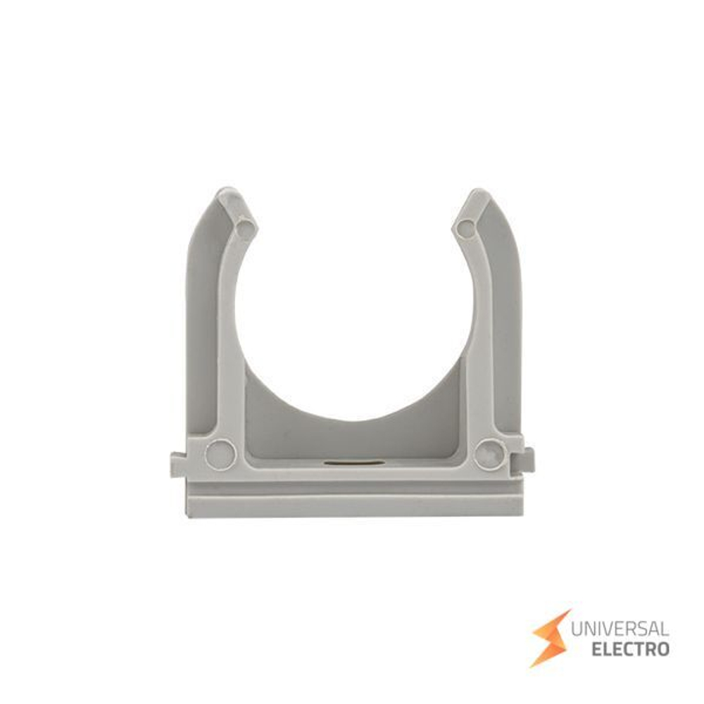 Крепеж-клипса d25 мм (100 шт) серая EKF-Plast