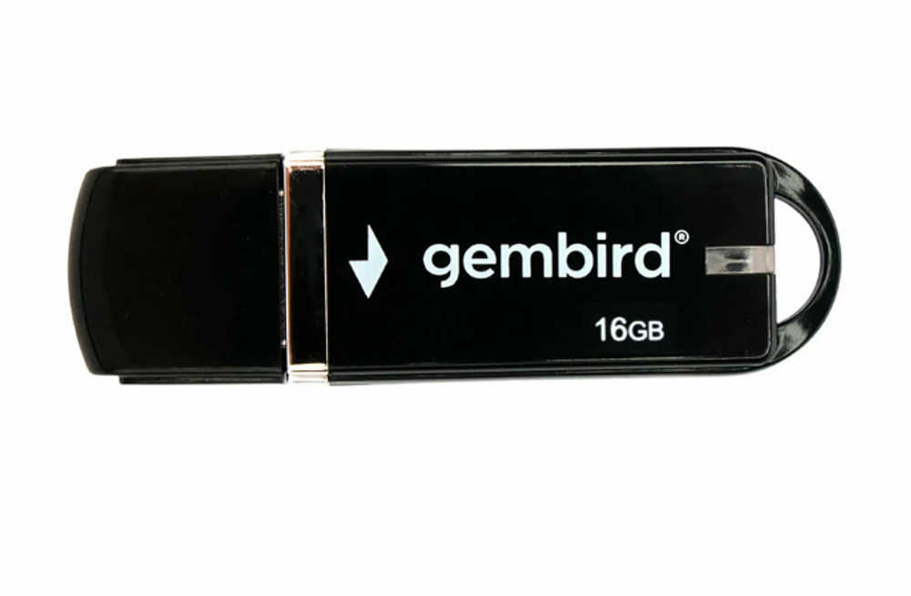 Флешка 16-GB GEMBIRD GFL-2.0-16 чёрный