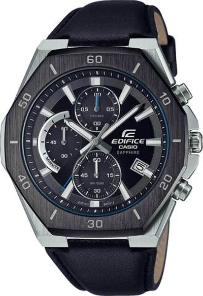 Японские наручные часы Casio Edifice EFB-680BL-1A с хронографом