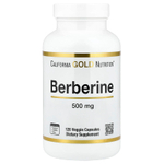 California Gold Nutrition, берберин гидрохлорид, 500 мг, 120 растительных капсул