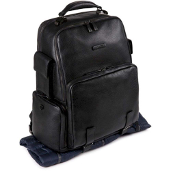 Мужской кожаный рюкзак Piquadro CA5552MOS/N черный