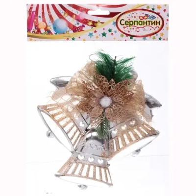 Украшение новогоднее «Зимний перезвон колокольчиков» 17*19 см