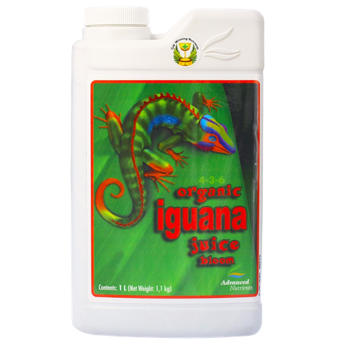 Удобрение Advanced Nutrients Iguana Juice Organic Bloom 1 л.  Органическое удобрения для стадии цветения от известного производителя. Купить недорого онлайн. Доставка по РФ. Доставка по Москве