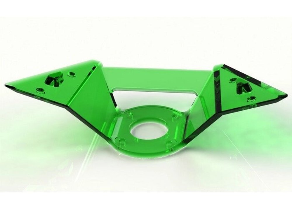 Кронштейн для стула прозрачный усиленный, цвет оранжевый