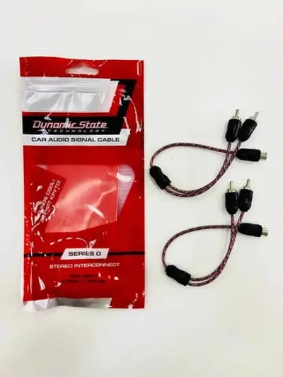 Dynamic State RCC-2M1F SERIES 0 Сигнальный кабель RCA, Y-адаптер: 2 штекера – 1 гнездо, длинна 25см