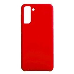 Силиконовый чехол Silicone Cover для Samsung Galaxy S21 Plus (Красный)