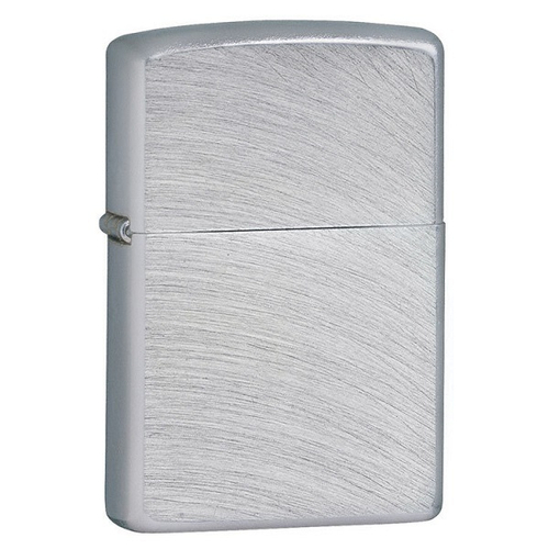 Зажигалка серебристая матовая Zippo с покрытием Chrome Arch