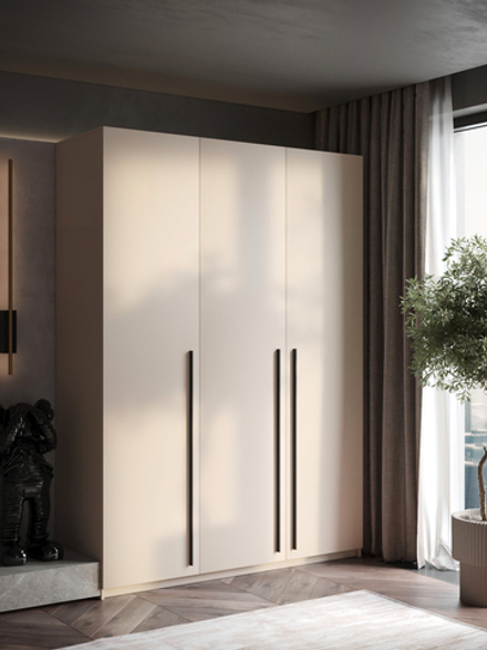 Шкаф распашной Lorena 3, кашемир, 80 см