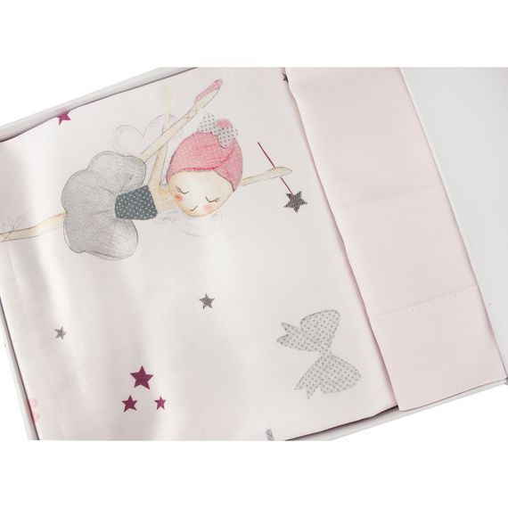 Детское постельное белье MISS BALERINA с Пледом ПИКЕ TIVOLYO HOME Турция