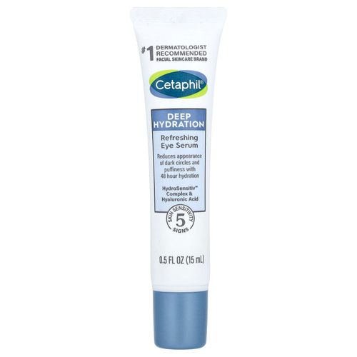 Cetaphil, Deep Hydration, освежающая сыворотка для кожи вокруг глаз, 15 мл (0,5 жидк. унц.)