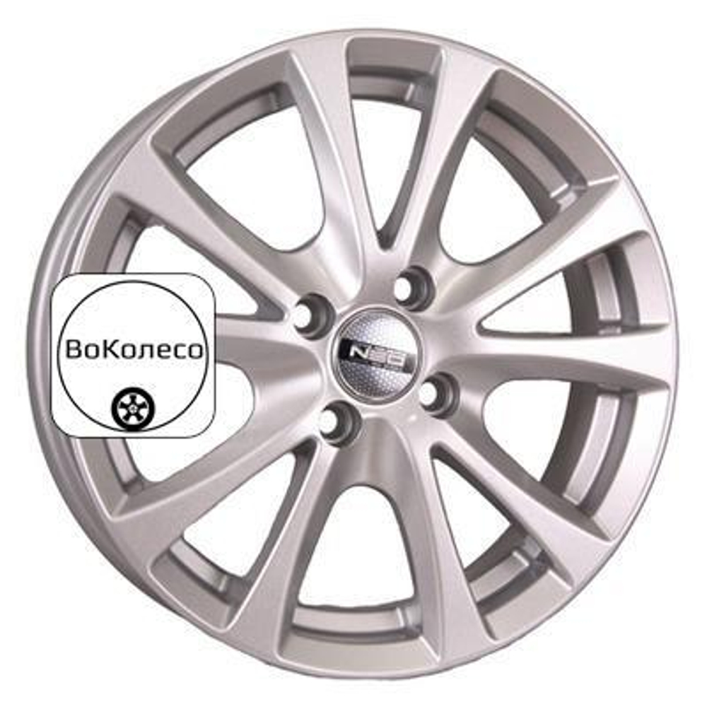 6x15/5x100 ET40 D57,1 509 Silver Neo