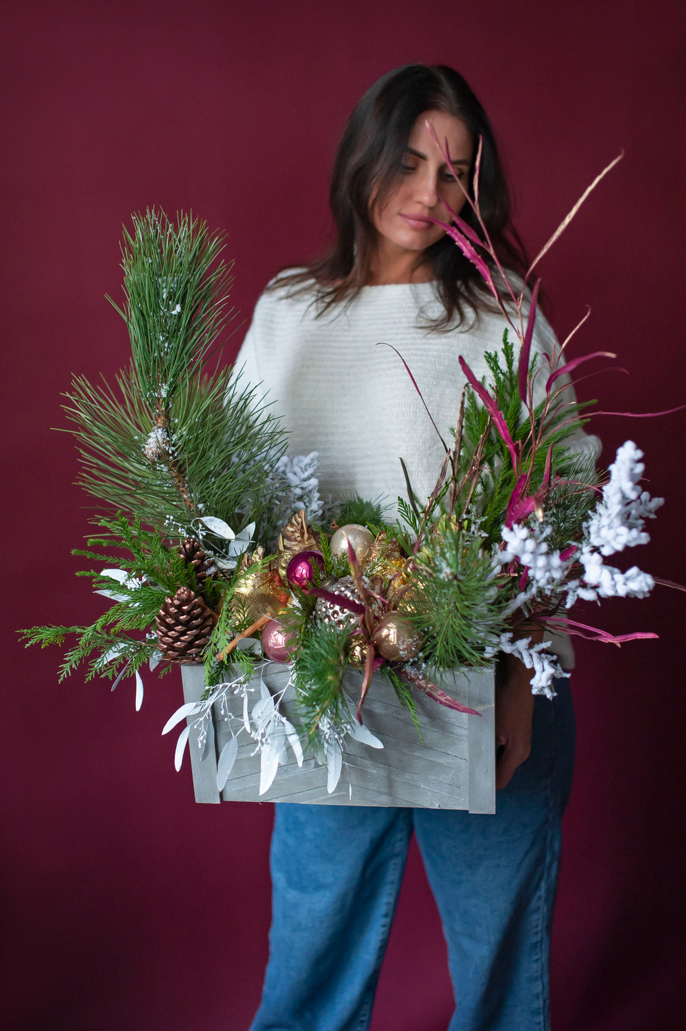 Новогодняя композиция Золотое руно