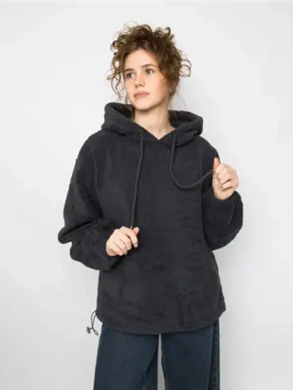 Толстовка плюшевая с капюшоном