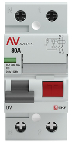 УЗО  EKF rccb-2-80-300-ac-av