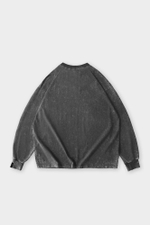 Лонгслив SHMOT "RICK & MORTI" GARMENT DYE Серый