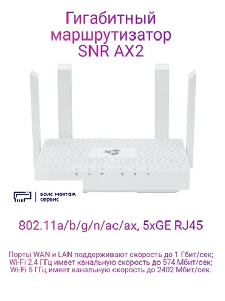Гигабитный роутер AX2