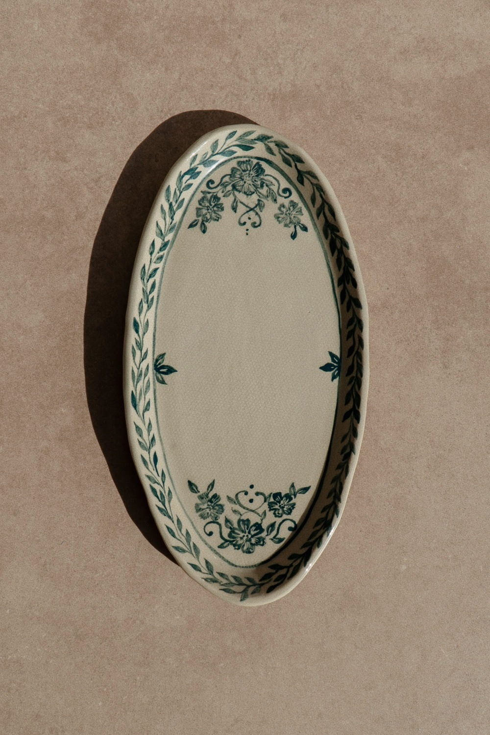 Тарелка овальная под рыбу