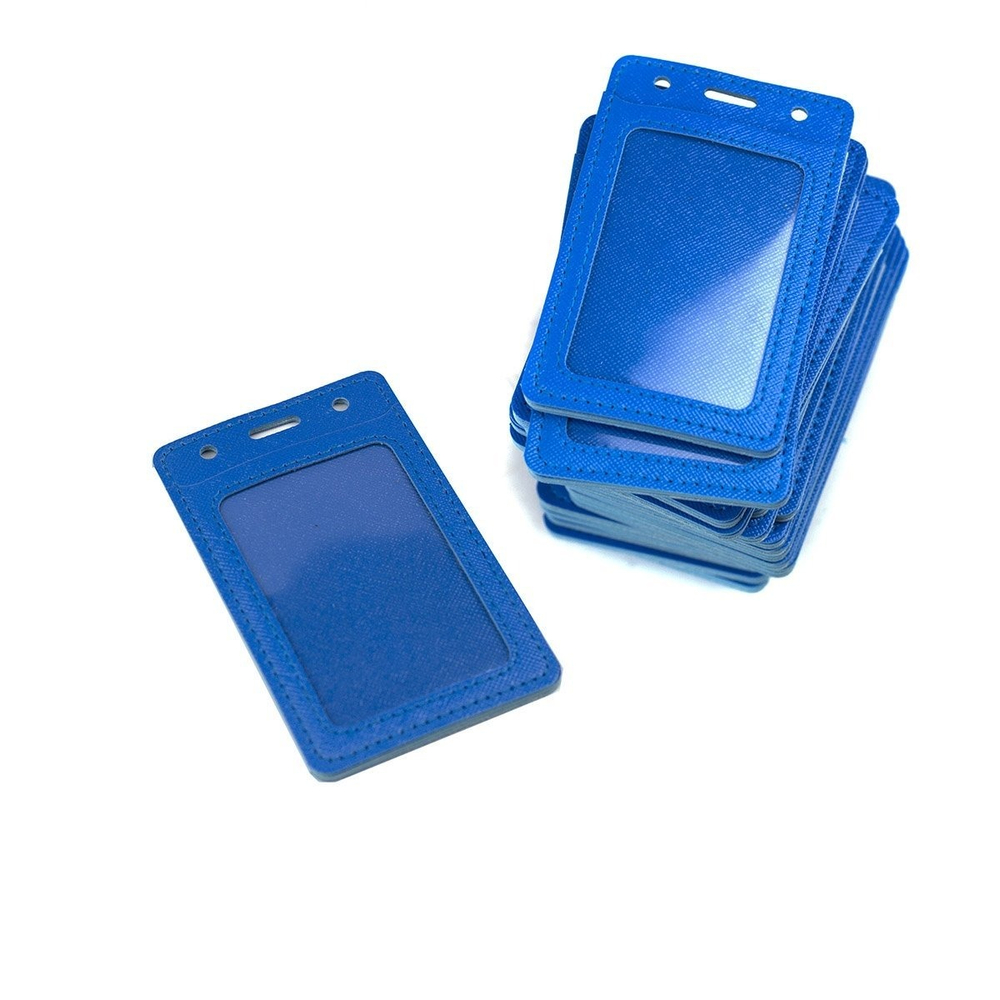 Бейдж вертикальный Alingar, 6,8 см * 11 см, ПВХ, окошко, цвет ассорти