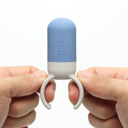 Tenga SVR One Gray - Эрекционное кольцо с вибрацией, серое
