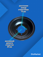 Диск колесный передний на квадроцикл ATV 125 R 8