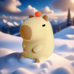 Ночник капибара перезаряжаемый силиконовый ночник для детей