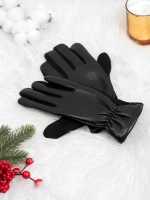 перчатки демисезонные теплые на меху модные удобные