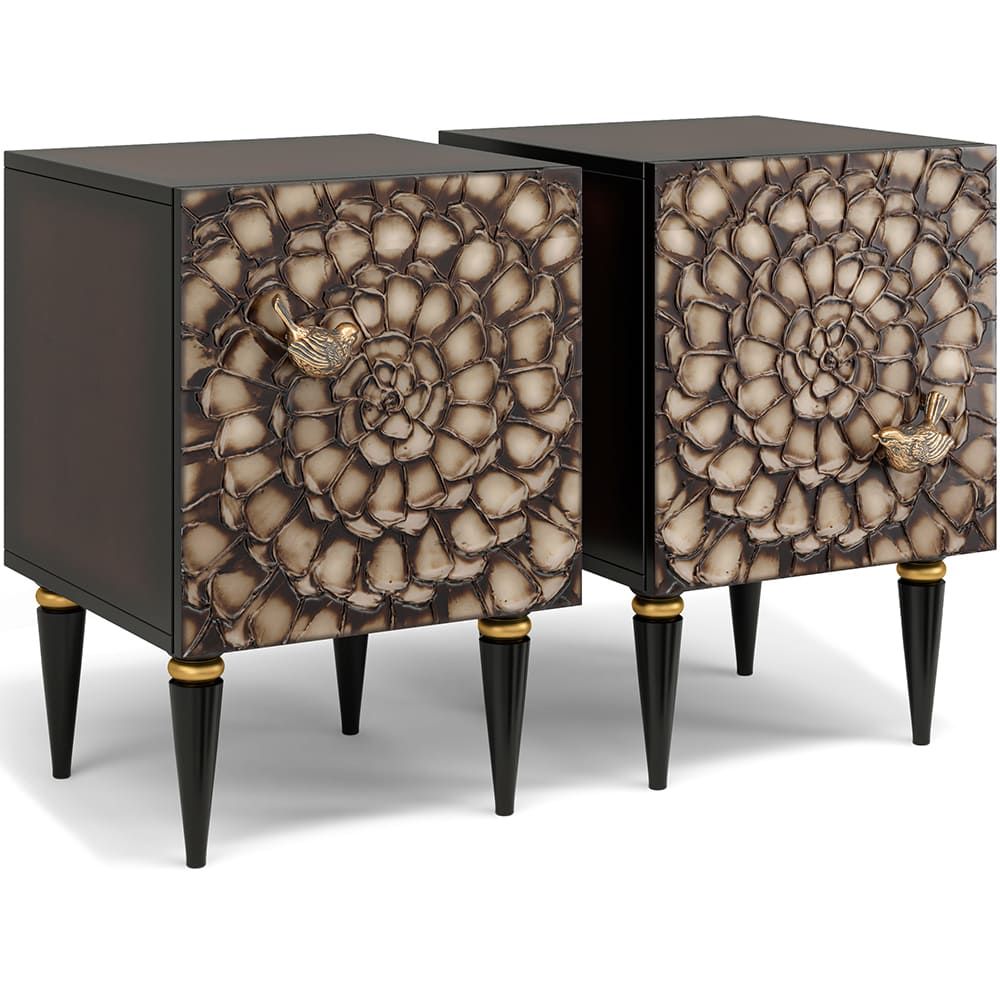 Тумба Терра Классик левая Каштан