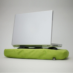 Подставка для ноутбука surfpillow hightech зеленая-черная
