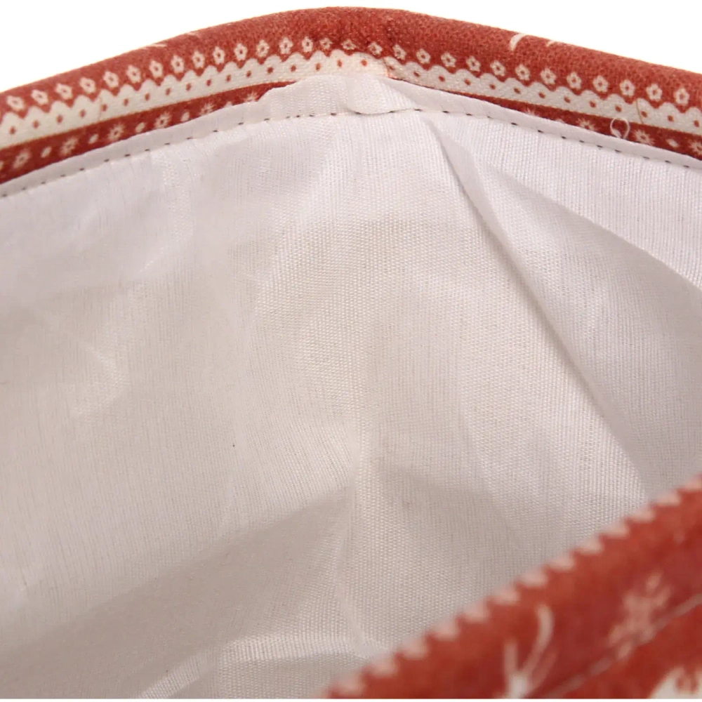 Коробка для хранения «ИДЕЯДОМА», принт новогодний, цвет красный, 20,5*14*17см, (лейбл Селфи)